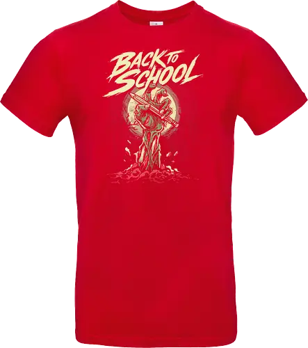 Back to School - back to school, 1st grade, 2nd grade, education, first day of school, halloween, horror, kindergarten, monster, pre k, school, spooky, teacher, teaching, zombie - Standard T-Shirt