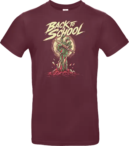Back to School - back to school, 1st grade, 2nd grade, education, first day of school, halloween, horror, kindergarten, monster, pre k, school, spooky, teacher, teaching, zombie - Standard T-Shirt