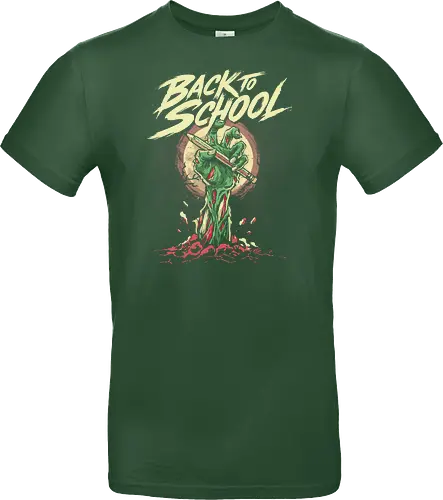 Back to School - back to school, 1st grade, 2nd grade, education, first day of school, halloween, horror, kindergarten, monster, pre k, school, spooky, teacher, teaching, zombie - Standard T-Shirt