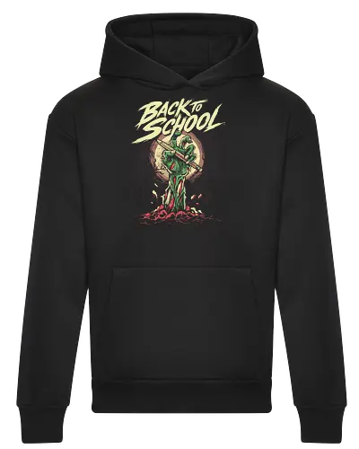 Back to School - back to school, 1st grade, 2nd grade, education, first day of school, halloween, horror, kindergarten, monster, pre k, school, spooky, teacher, teaching, zombie - Heavyweight Hoodie