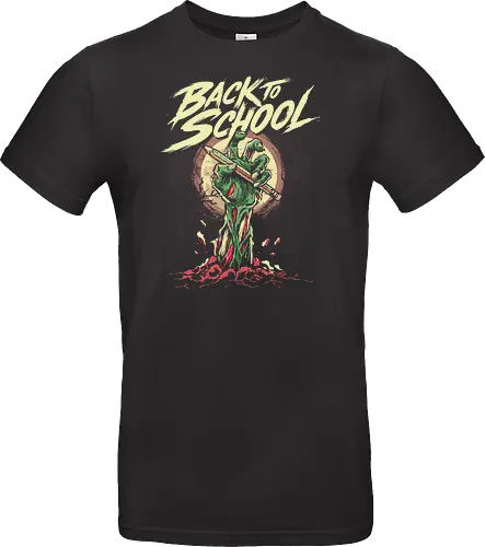 Back to School - back to school, 1st grade, 2nd grade, education, first day of school, halloween, horror, kindergarten, monster, pre k, school, spooky, teacher, teaching, zombie - Standard T-Shirt