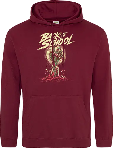 Back to School - back to school, 1st grade, 2nd grade, education, first day of school, halloween, horror, kindergarten, monster, pre k, school, spooky, teacher, teaching, zombie - Standard Hoodie