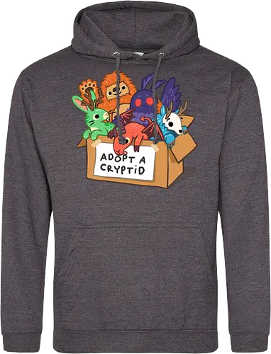 Adopt a Cryptid - adopt a pet, bigfoot, creature, cryptozoology, horror, humor, monster, mothman, myth, mythology, rescue, sasquatch, spooky, cryptid, adopt - Standard Hoodie
