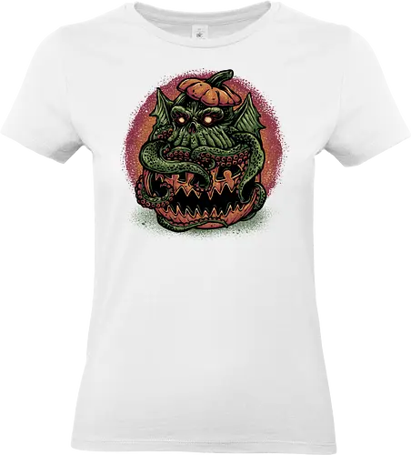 Tentacle or Treat - Horror, Halloween, Novel, book, creature, fictional, fiction, character, cosmic - Standard T-Shirt (Frauen)