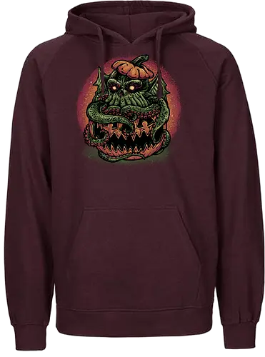 Tentacle or Treat - Horror, Halloween, Novel, book, creature, fictional, fiction, character, cosmic - Fairtrade Hoodie