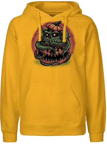 Tentacle or Treat - Horror, Halloween, Novel, book, creature, fictional, fiction, character, cosmic - Fairtrade Hoodie