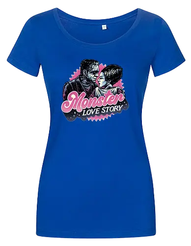 Monster Love Story - Horror, horror movies, classic horror, love, monsters, creature, Halloween - Damen T-Shirt