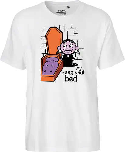 Fang Shui - Vampire, Dracula, Feng Shui, Bed - Fairtrade T-Shirt