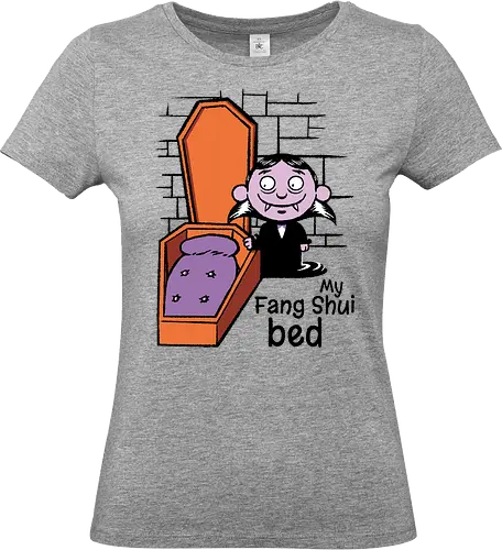 Fang Shui - Vampire, Dracula, Feng Shui, Bed - Standard T-Shirt (Frauen)