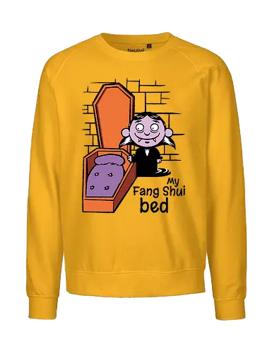 Fang Shui - Vampire, Dracula, Feng Shui, Bed - Fairtrade Sweatshirt