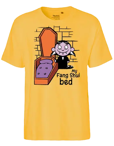 Fang Shui - Vampire, Dracula, Feng Shui, Bed - Fairtrade T-Shirt