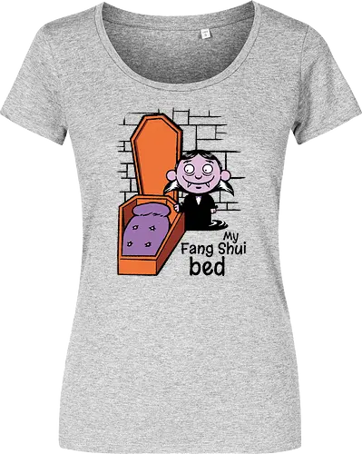 Fang Shui - Vampire, Dracula, Feng Shui, Bed - Damen T-Shirt