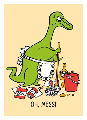 Oh Mess - Loch Ness, Creature, Crypto - Kunstdruck