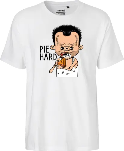 Pie hard - Die hard, Pie, Bruce Willis, Movie - Fairtrade T-Shirt