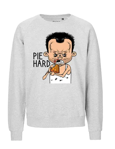 Pie hard - Die hard, Pie, Bruce Willis, Movie - Fairtrade Sweatshirt