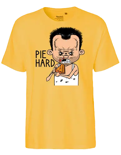 Pie hard - Die hard, Pie, Bruce Willis, Movie - Fairtrade T-Shirt