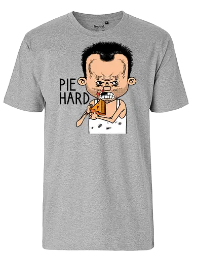 Pie hard - Die hard, Pie, Bruce Willis, Movie - Fairtrade T-Shirt