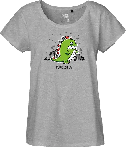 Pokerzilla - Kaiju, Poker - Fairtrade Girl Shirt