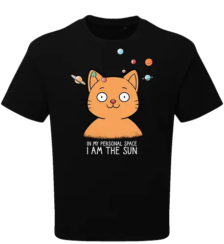 Pursonal space - Personal space, Cat, Cats, Space - Oversize T-Shirt