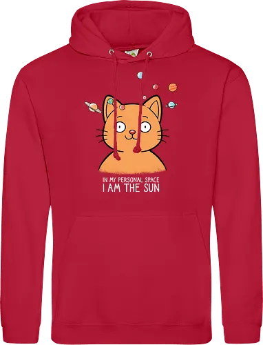 Pursonal space - Personal space, Cat, Cats, Space - Standard Hoodie