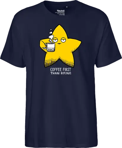 Rising star - Rising star, Coffee, Star - Fairtrade T-Shirt