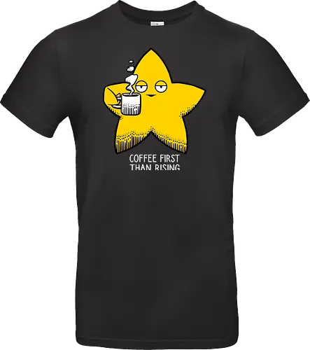 Rising star - Rising star, Coffee, Star - Standard T-Shirt
