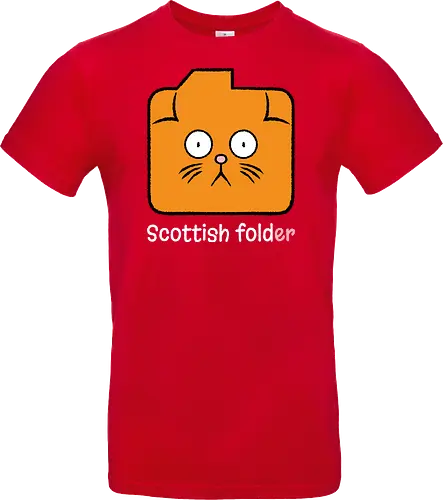 Scottish Folder - Cat, Cats, Folder, Scottish Fold - Standard T-Shirt