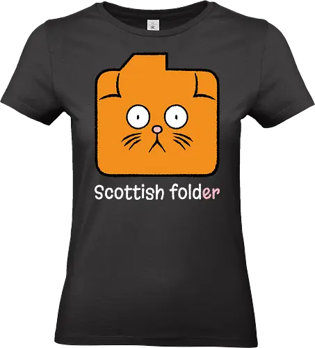 Scottish Folder - Cat, Cats, Folder, Scottish Fold - Standard T-Shirt (Frauen)