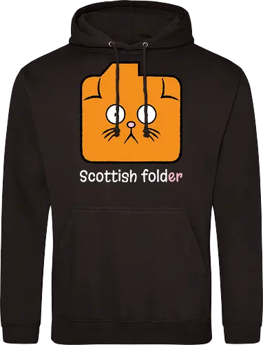 Scottish Folder - Cat, Cats, Folder, Scottish Fold - Standard Hoodie
