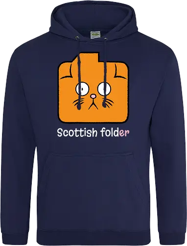 Scottish Folder - Cat, Cats, Folder, Scottish Fold - Standard Hoodie