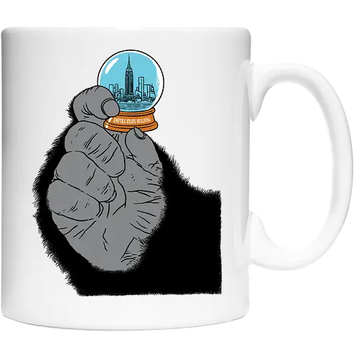 Souvenir - Movie, Kaiju, Empire State Building, Glass ball - Keramiktasse