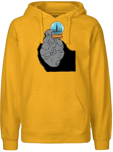 Souvenir - Movie, Kaiju, Empire State Building, Glass ball - Fairtrade Hoodie