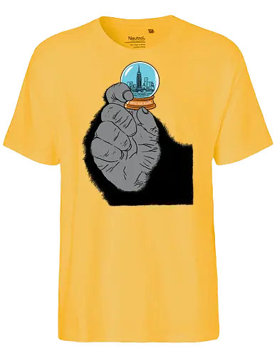 Souvenir - Movie, Kaiju, Empire State Building, Glass ball - Fairtrade T-Shirt