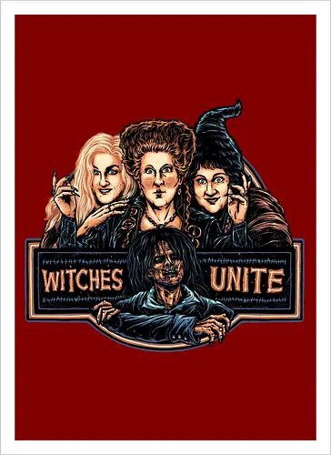 May All the Witches Unite - Movie, film, family, comedy, Halloween, witch, witches, fantasy, magical - Kunstdruck