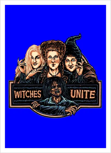 May All the Witches Unite - Movie, film, family, comedy, Halloween, witch, witches, fantasy, magical - Kunstdruck