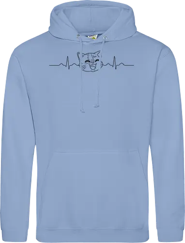 EKG Smilow - Smilow, Twitch, Streamer, Katze, Chaos, Liebe, Herz - Standard Hoodie