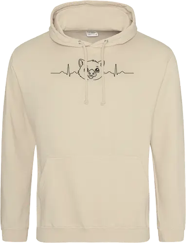 EKG Wolims - Smilow, Twitch, Streamer, Katze, Chaos, Liebe, Herz - Standard Hoodie