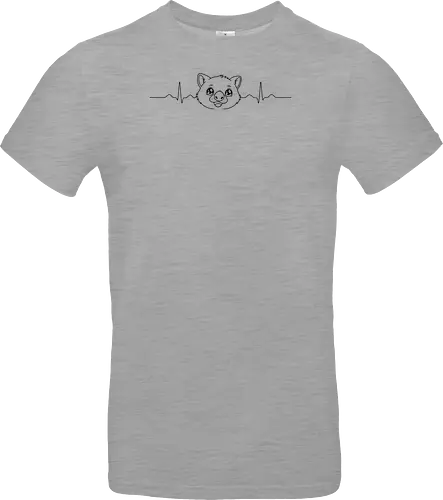 EKG Wolims - Smilow, Twitch, Streamer, Katze, Chaos, Liebe, Herz - Standard T-Shirt
