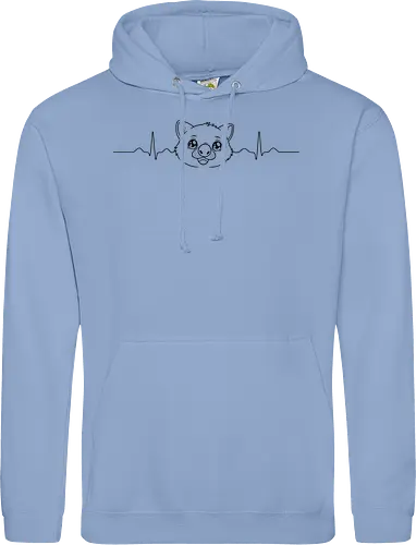 EKG Wolims - Smilow, Twitch, Streamer, Katze, Chaos, Liebe, Herz - Standard Hoodie