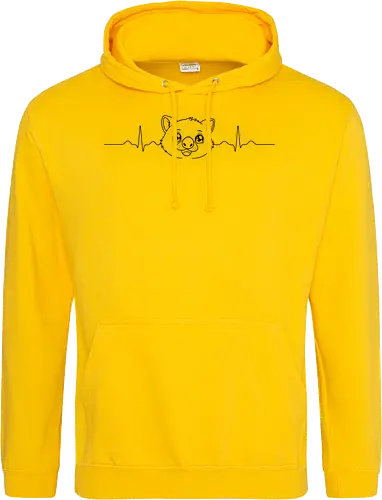 EKG Wolims - Smilow, Twitch, Streamer, Katze, Chaos, Liebe, Herz - Standard Hoodie