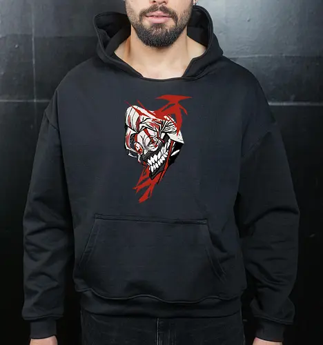 Okarun- Dandadan fanart - Cropped Hoodie