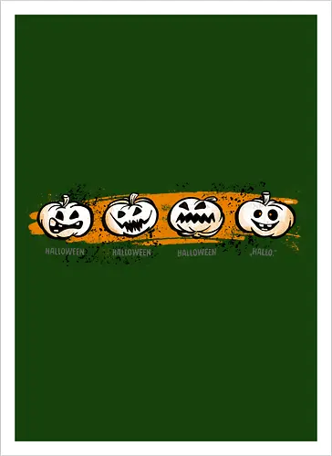 Hallo-ween - Kunstdruck