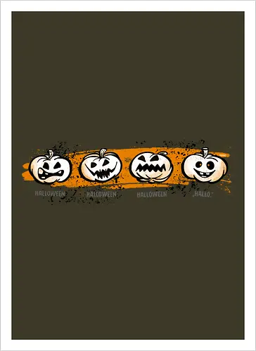 Hallo-ween - Kunstdruck