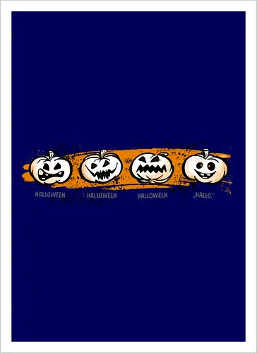 Hallo-ween - Kunstdruck
