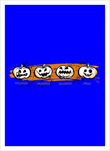 Hallo-ween - Kunstdruck