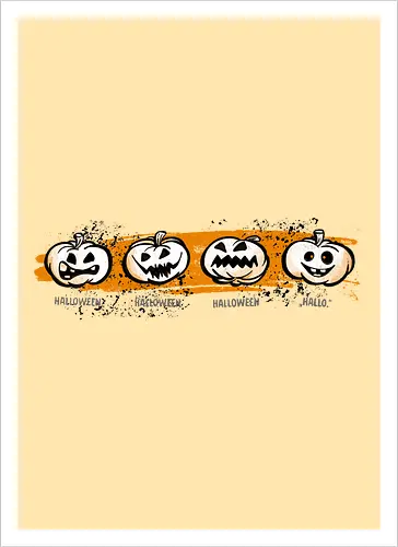 Hallo-ween - Kunstdruck