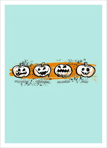 Hallo-ween - Kunstdruck