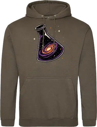 Galaxy Science Flask - Galaxy, Space, Astronaut, Astronomer, Astrophysicist, Astronomy, Science, Science Is Magic, Black Hole, Solar System, Stem, Solar, Steam, Research, Physicist, Physics, Technology, Engineer, Engineering, Studying, Study, Scientist, Science, Scientific, Scientists - Standard Hoodie
