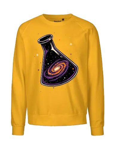 Galaxy Science Flask - Galaxy, Space, Astronaut, Astronomer, Astrophysicist, Astronomy, Science, Science Is Magic, Black Hole, Solar System, Stem, Solar, Steam, Research, Physicist, Physics, Technology, Engineer, Engineering, Studying, Study, Scientist, Science, Scientific, Scientists - Fairtrade Sweatshirt