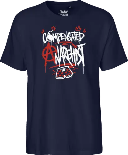 Dungeon Crawler Anarchist - Nerd, Geek, Fantasy, Adventure, Rpg, Litrpg, Book, Books, Bookworm, Science Fantasy, Science Fiction, Scifi, Cat, Pet, Carl, Donut, Funny, Post-apocalyptic, Apocalypse, Post Apocalyptic, Apocalyptic Cats, Postapocalypse, Post-apocalypse, Poster, Action, Punk, Explosion, Explosive, Books, Book, Crawler, Dungeon Crawler, Geometric, Anarchy, Anarchist - Fairtrade T-Shirt